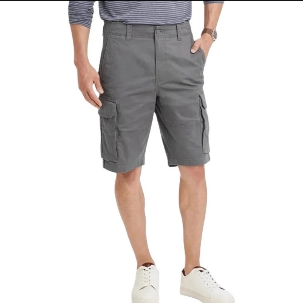 Men's Gray Cargo Shorts
